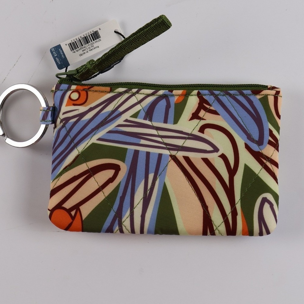 Vera Bradley Zip ID Case Dragonfly Multi Color NWT